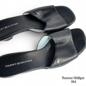 Tommy Hilfiger Womens Black Sandals Size  9M Sandals
